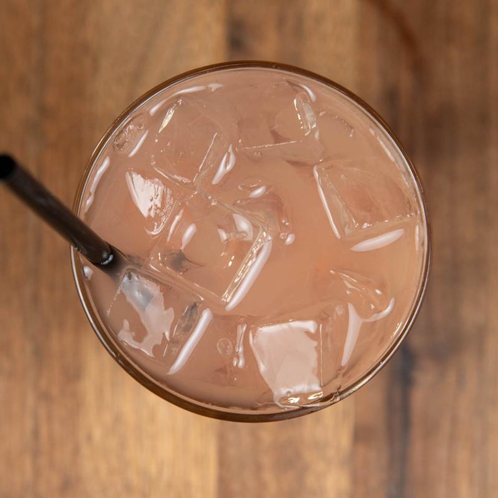 Berry Vodka Sour Cocktail Top View.