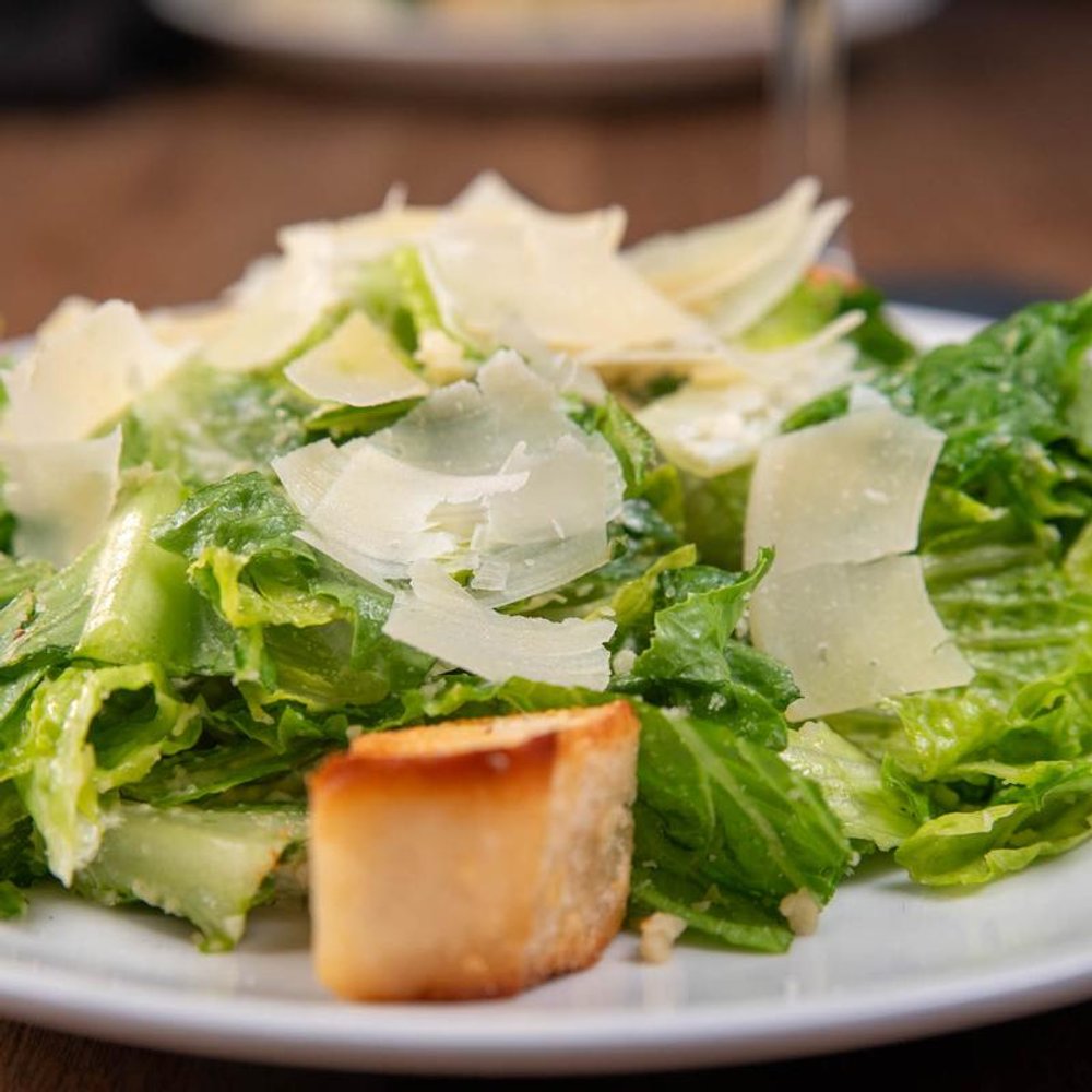 Caesar Salad Close Up.