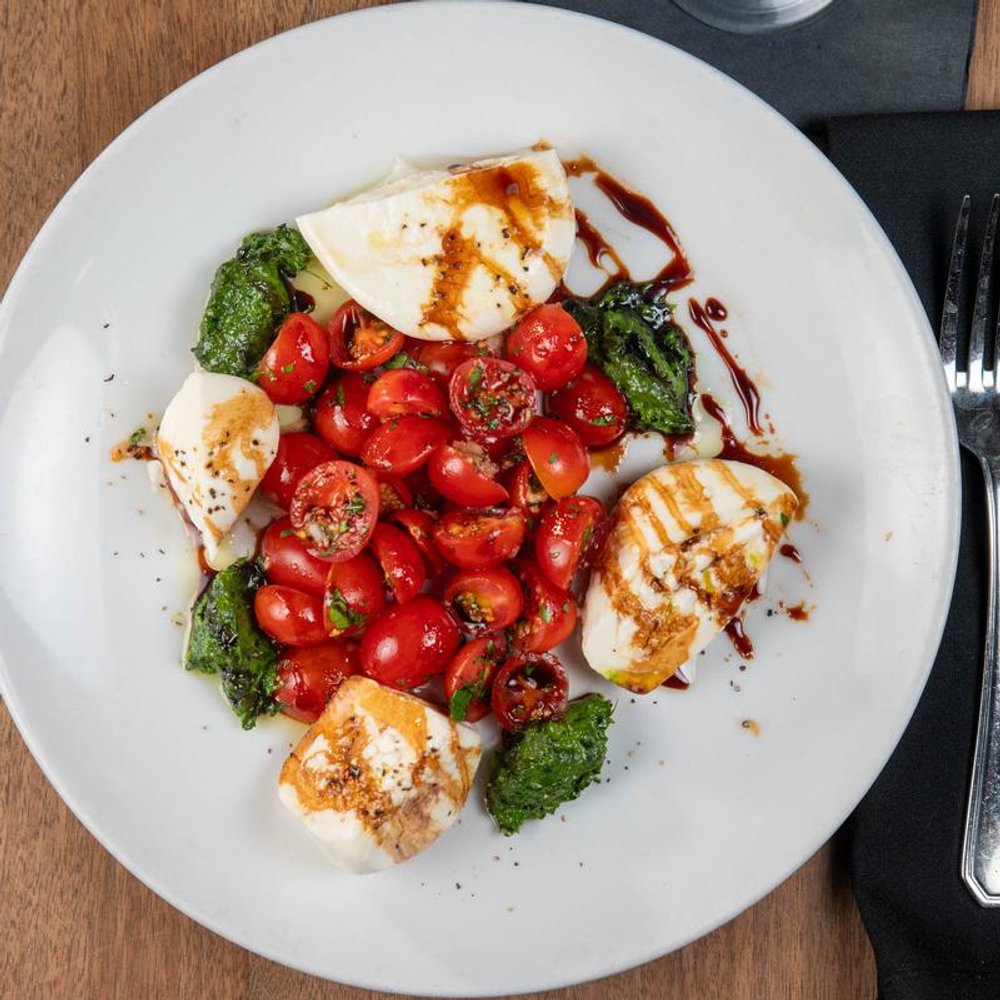 Caesar Salad Top View.