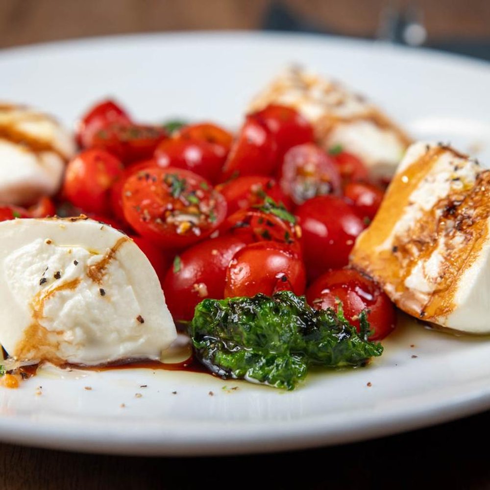 Caprese Salad Close Up.