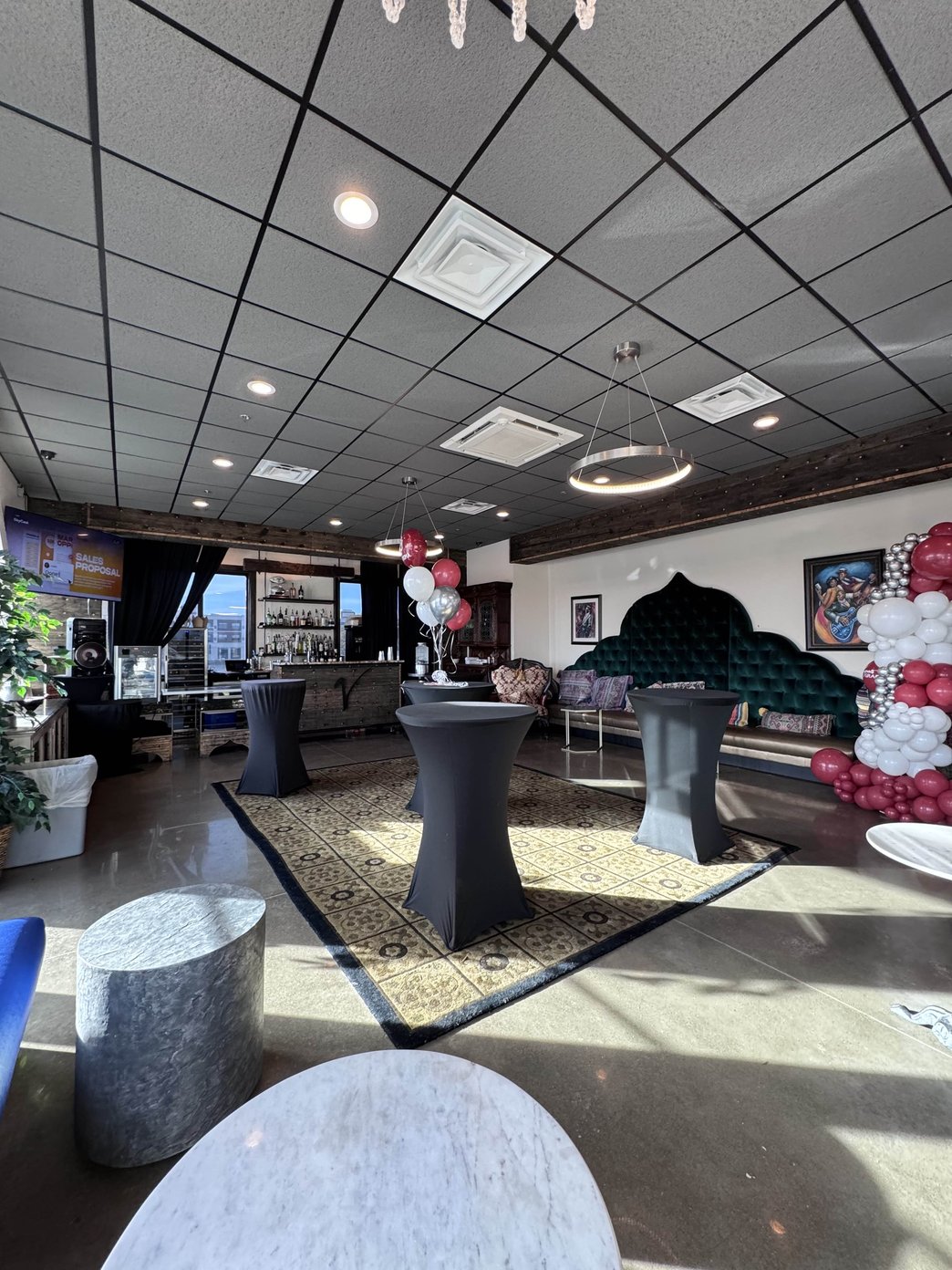 Gallery private balcony