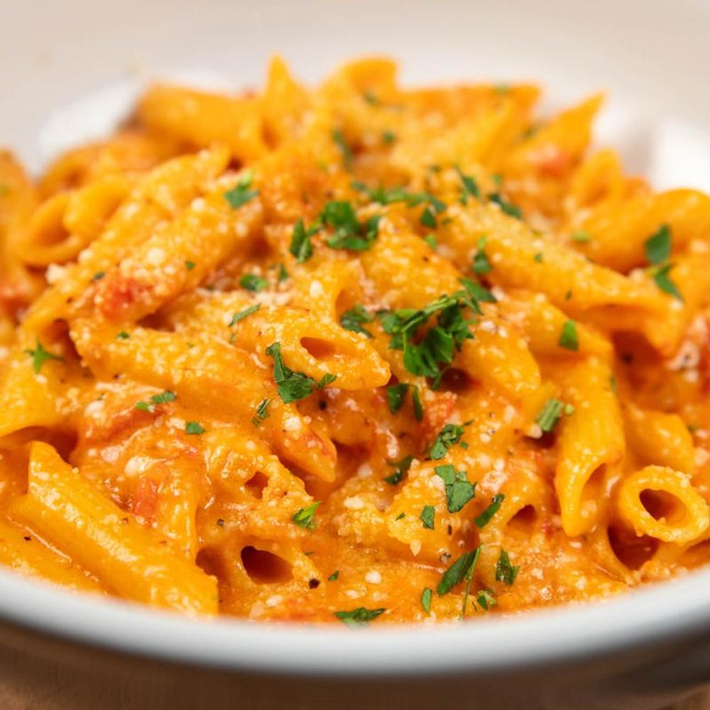 Penne Vodka Close Up.