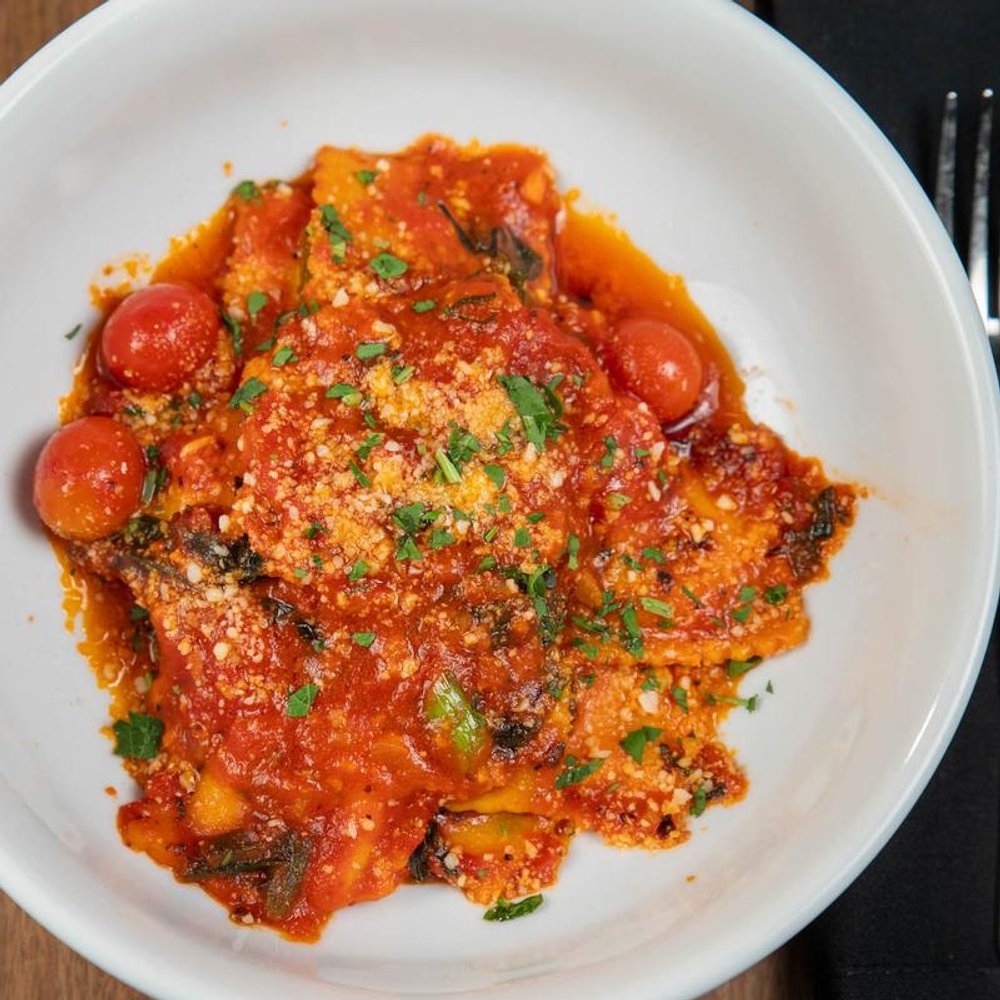 Short Rib Ravioli.