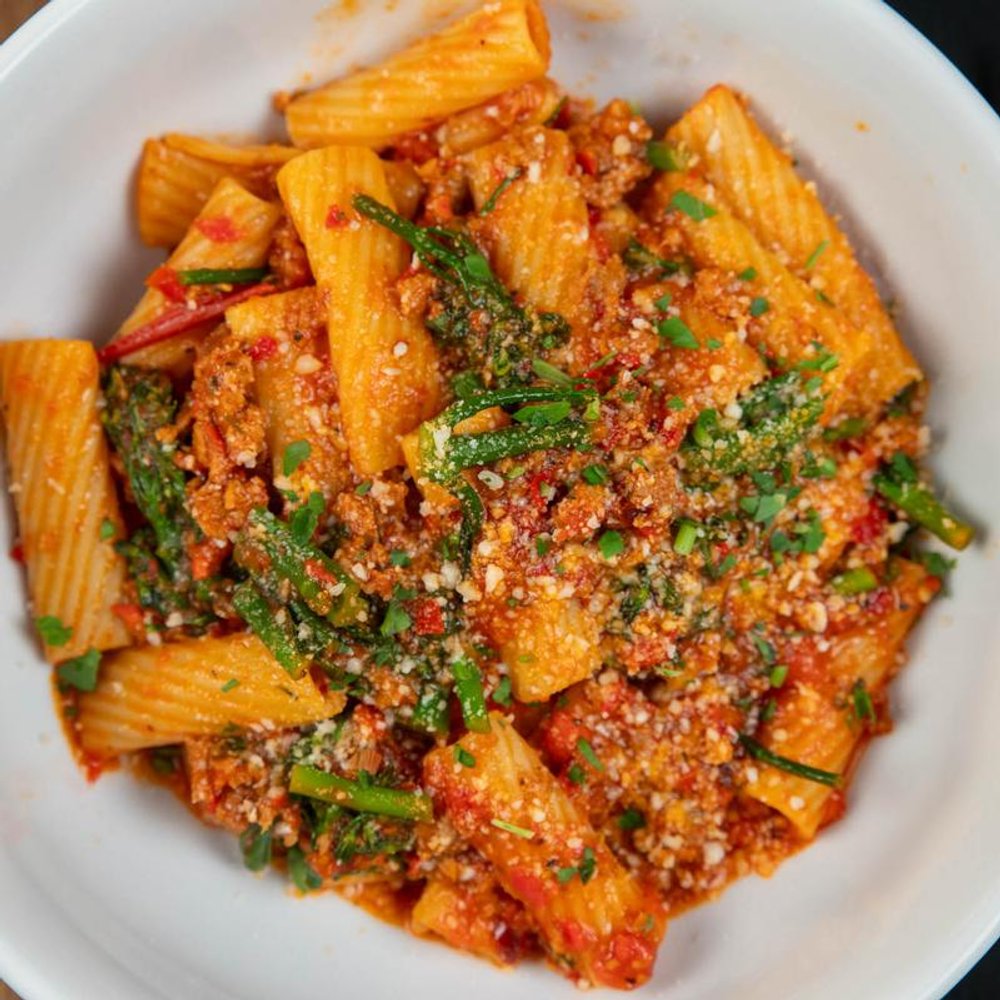 Spicy Rigatoni.